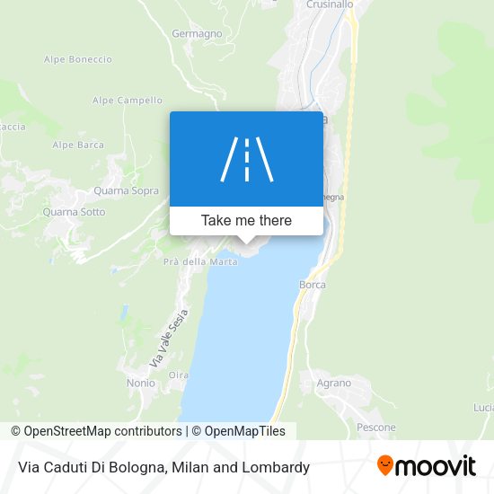 Via Caduti Di Bologna map