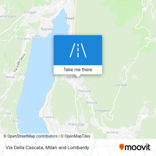 Via Della Cascata map