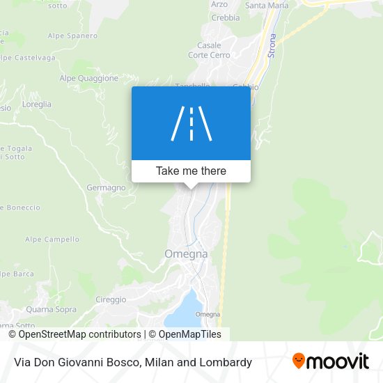 Via Don Giovanni Bosco map