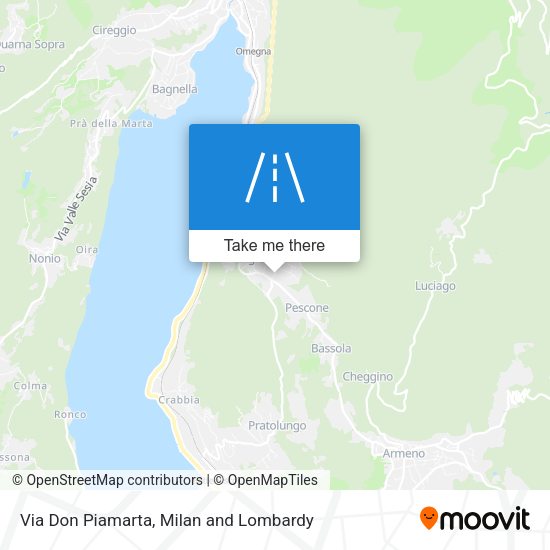 Via Don Piamarta map
