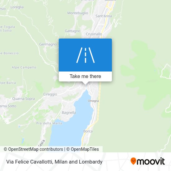 Via Felice Cavallotti map