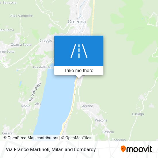 Via Franco Martinoli map