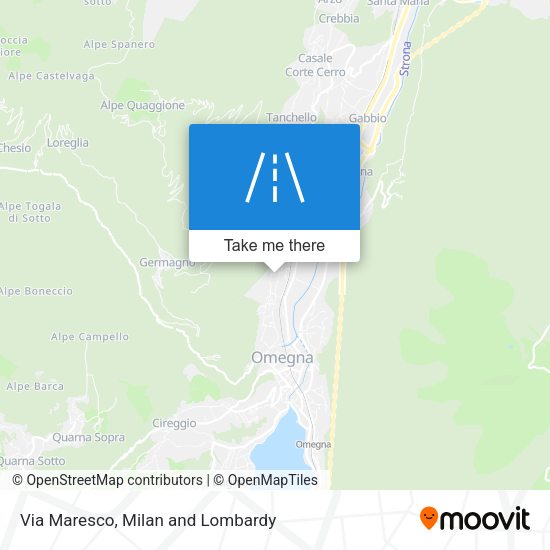 Via Maresco map