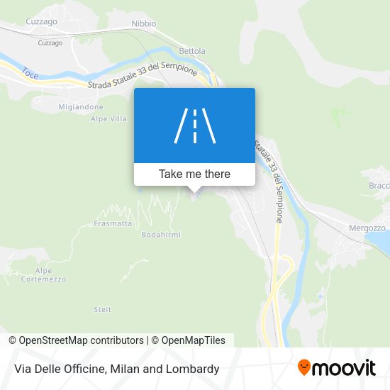 Via Delle Officine map