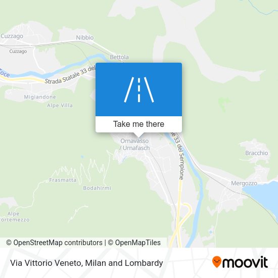 Via Vittorio Veneto map