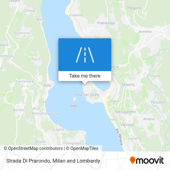 Strada Di Prarondo map