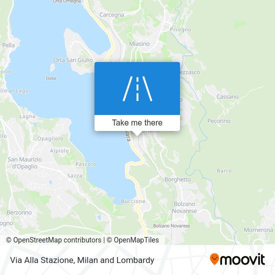 Via Alla Stazione map