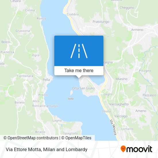 Via Ettore Motta map