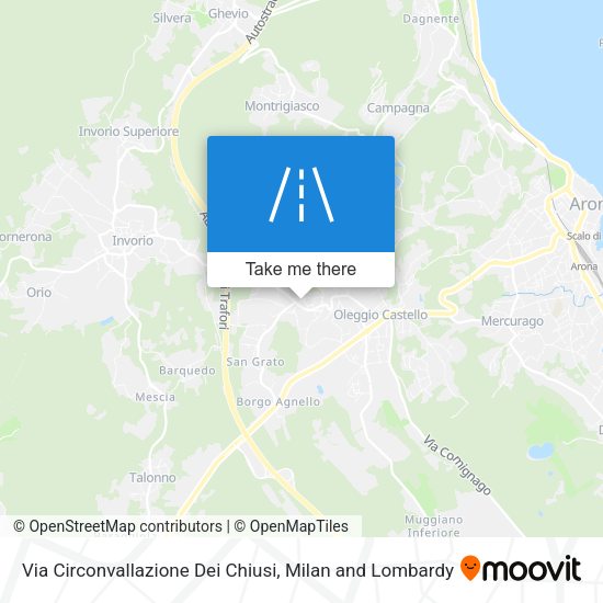 Via Circonvallazione Dei Chiusi map