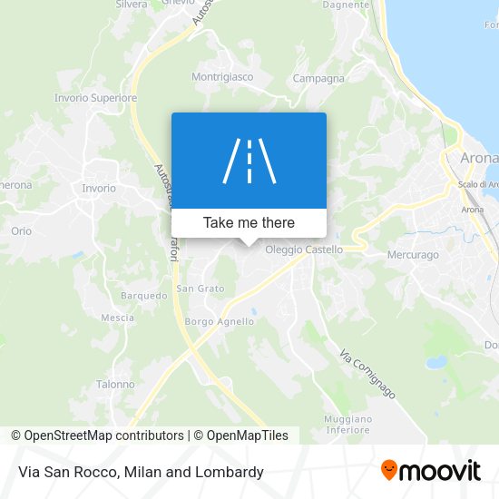 Via San Rocco map