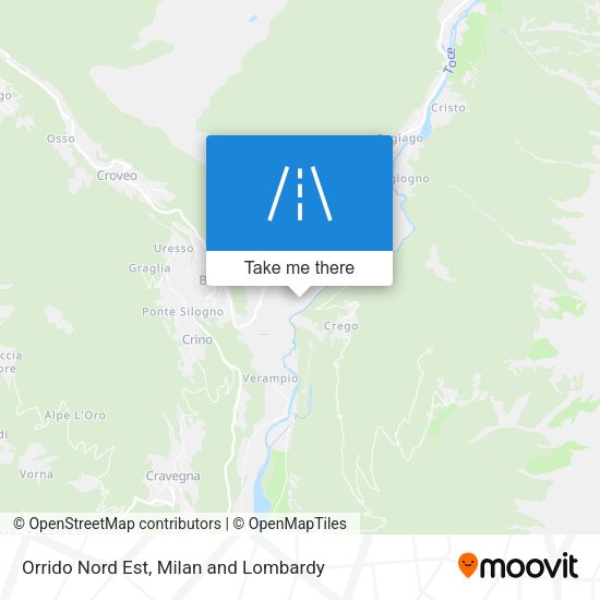 Orrido Nord Est map