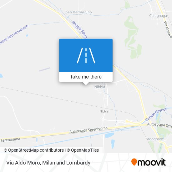 Via Aldo Moro map