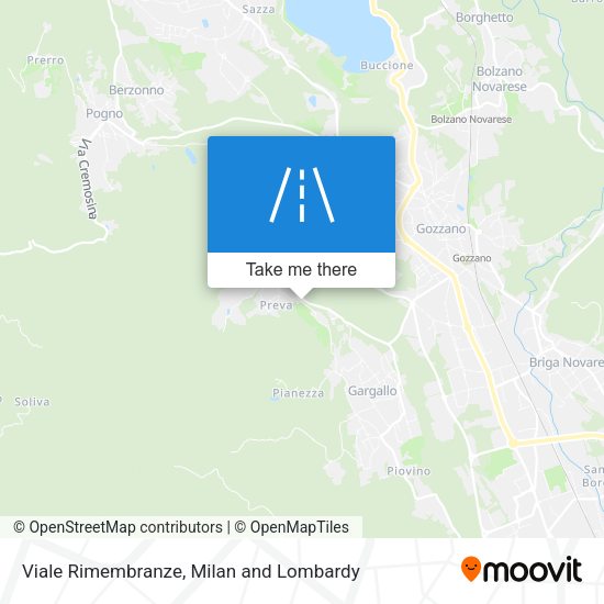 Viale Rimembranze map