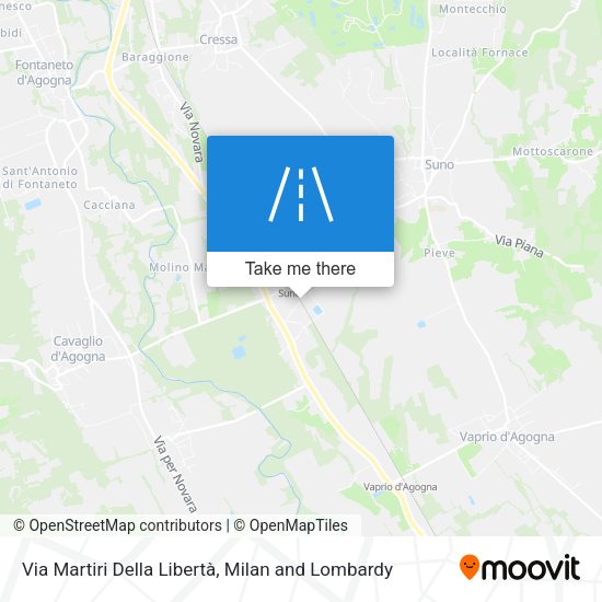 Via Martiri Della Libertà map