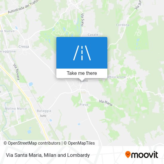 Via Santa Maria map