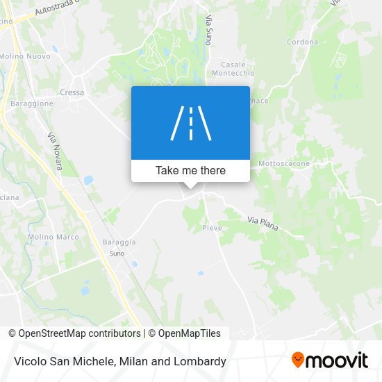 Vicolo San Michele map