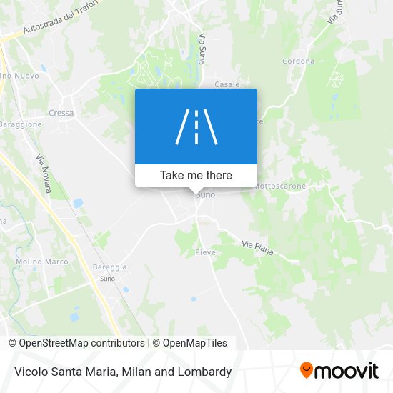Vicolo Santa Maria map