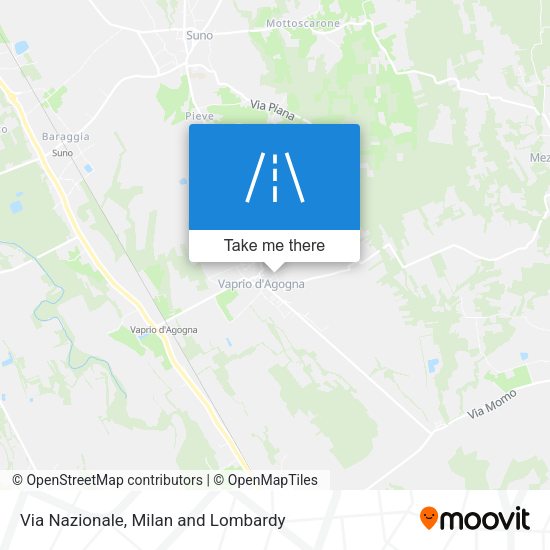 Via Nazionale map