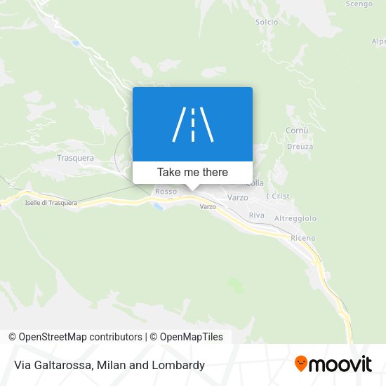 Via Galtarossa map