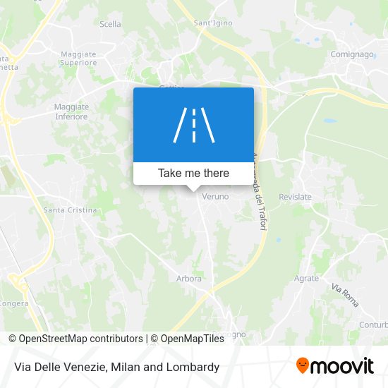 Via Delle Venezie map