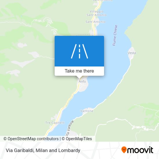 Via Garibaldi map