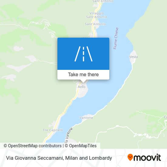 Via Giovanna Seccamani map