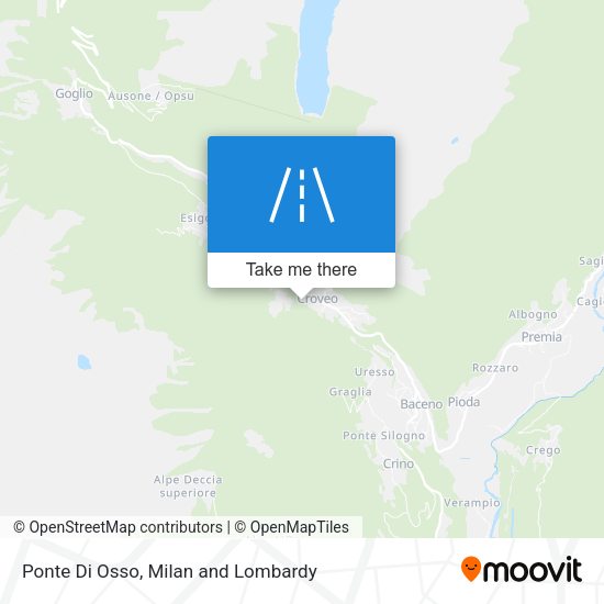 Ponte Di Osso map