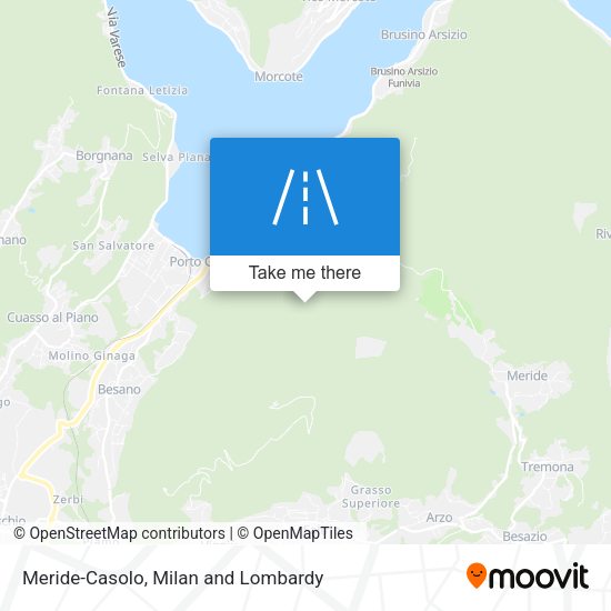 Meride-Casolo map