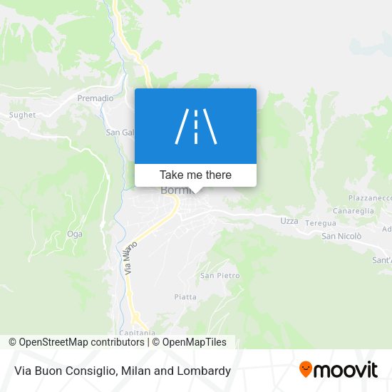 Via Buon Consiglio map