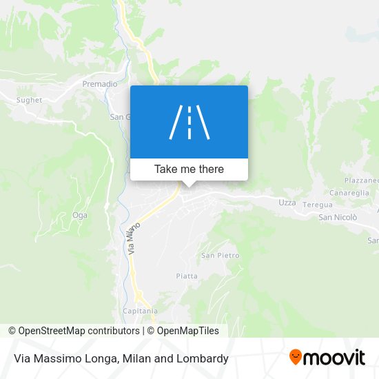 Via Massimo Longa map