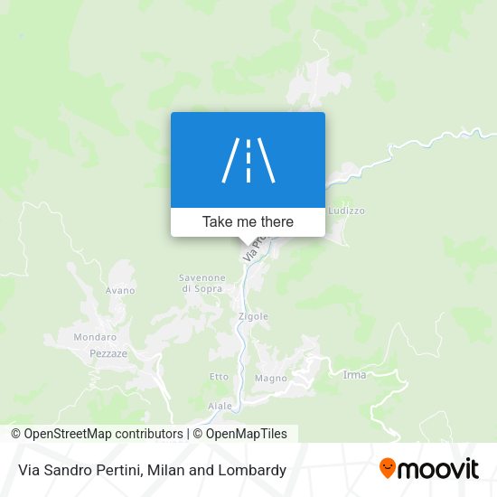 Via Sandro Pertini map