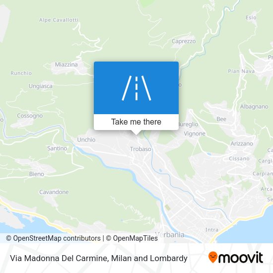Via Madonna Del Carmine map