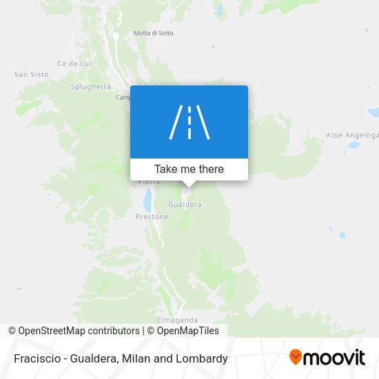 Fraciscio - Gualdera map