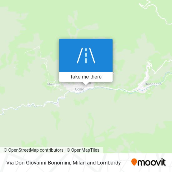 Via Don Giovanni Bonomini map
