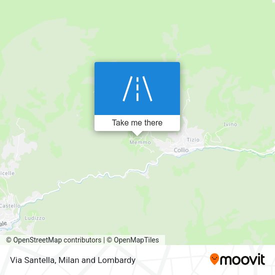 Via Santella map