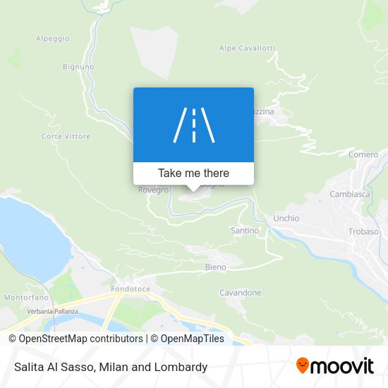 Salita Al Sasso map