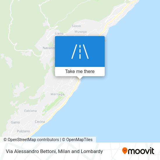 Via Alessandro Bettoni map