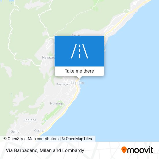 Via Barbacane map