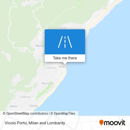 Vicolo Porto map