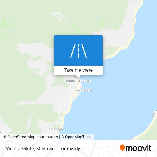 Vicolo Salute map