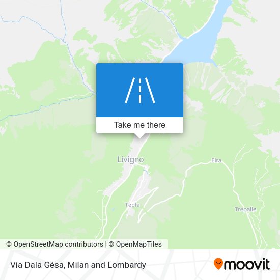 Via Dala Gésa map