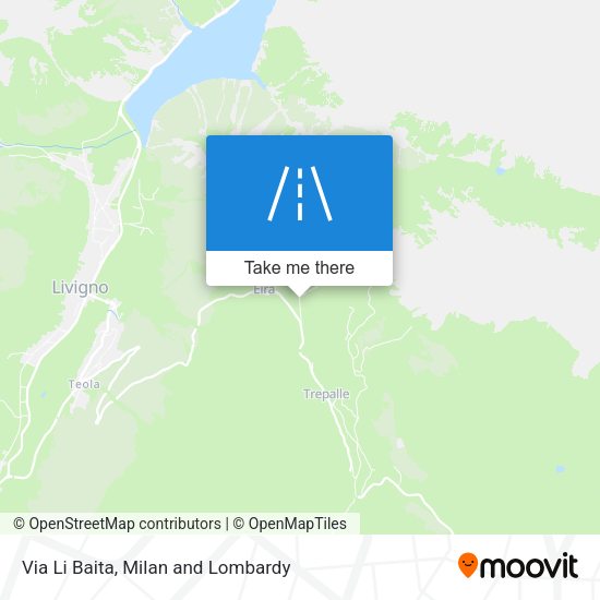 Via Li Baita map