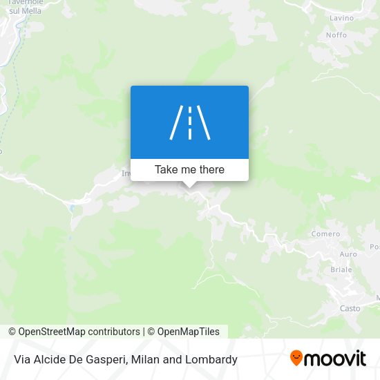 Via Alcide De Gasperi map