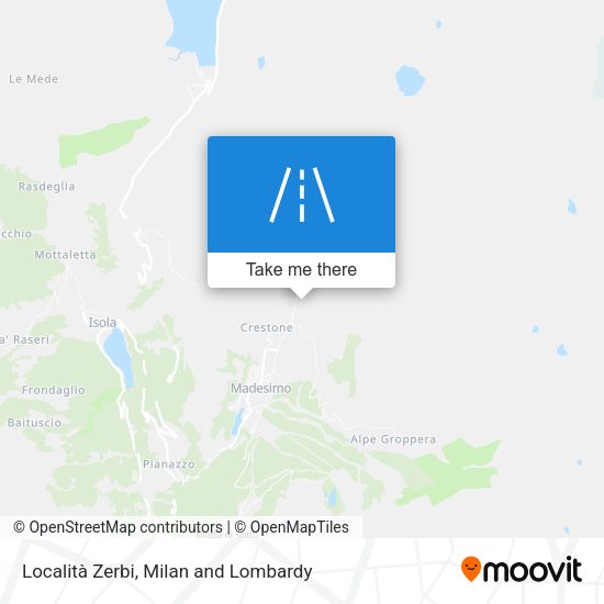 Località Zerbi map