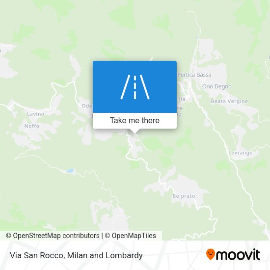 Via San Rocco map