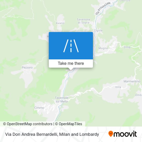 Via Don Andrea Bernardelli map