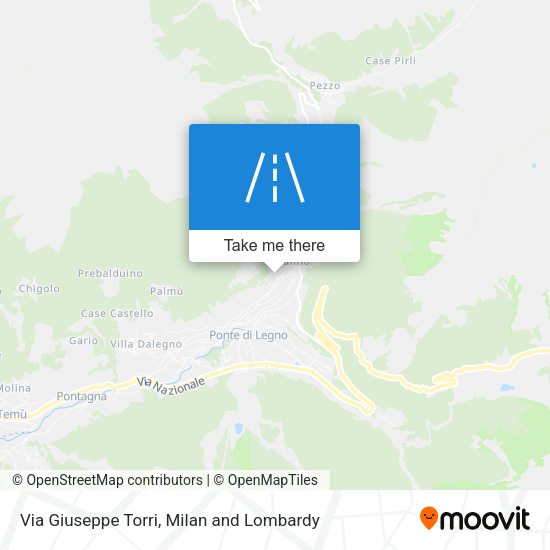 Via Giuseppe Torri map