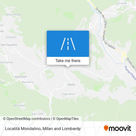 Località Mondalino map