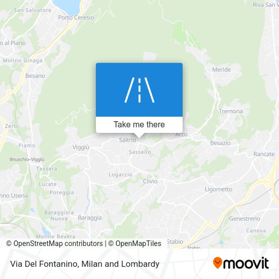 Via Del Fontanino map