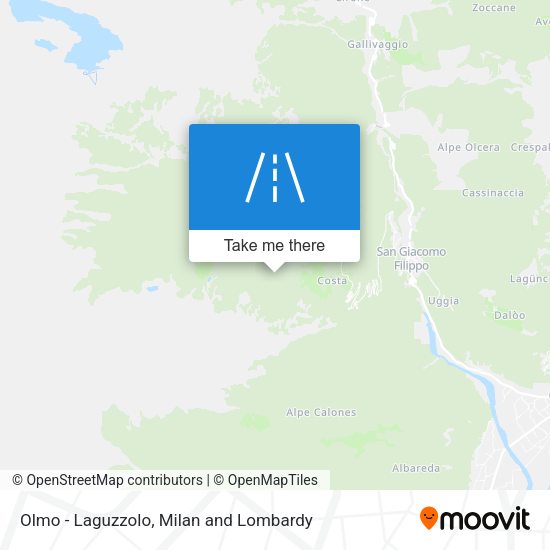 Olmo - Laguzzolo map